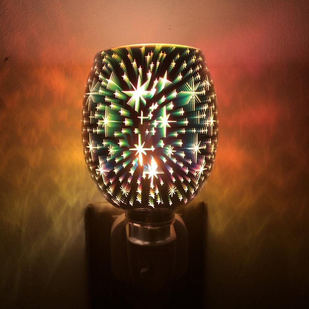 Plug Aromatherapy Diffuser Wax 3D Electric Melt Warmer Lamp Aroma Essential Oil Burner Night Light 2022 Home Decora