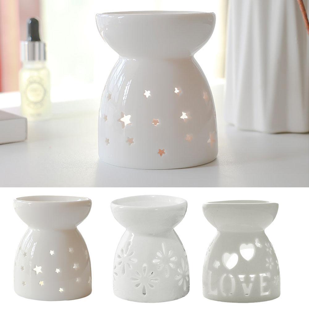 Wax Melt Essential Oil Burner, Ceramic Aroma Burners Assorted Wax Warmer Aromatherapy Tarts Holder Candle Scented Diffuser