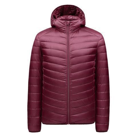 Winter Lightweight fleece-lined Cotton-padded Coat Hooded Men's Korean Style Slim-fit Cotton-padded Coat Men's Warm Jacket Short Cotton-padded Coat Trendy