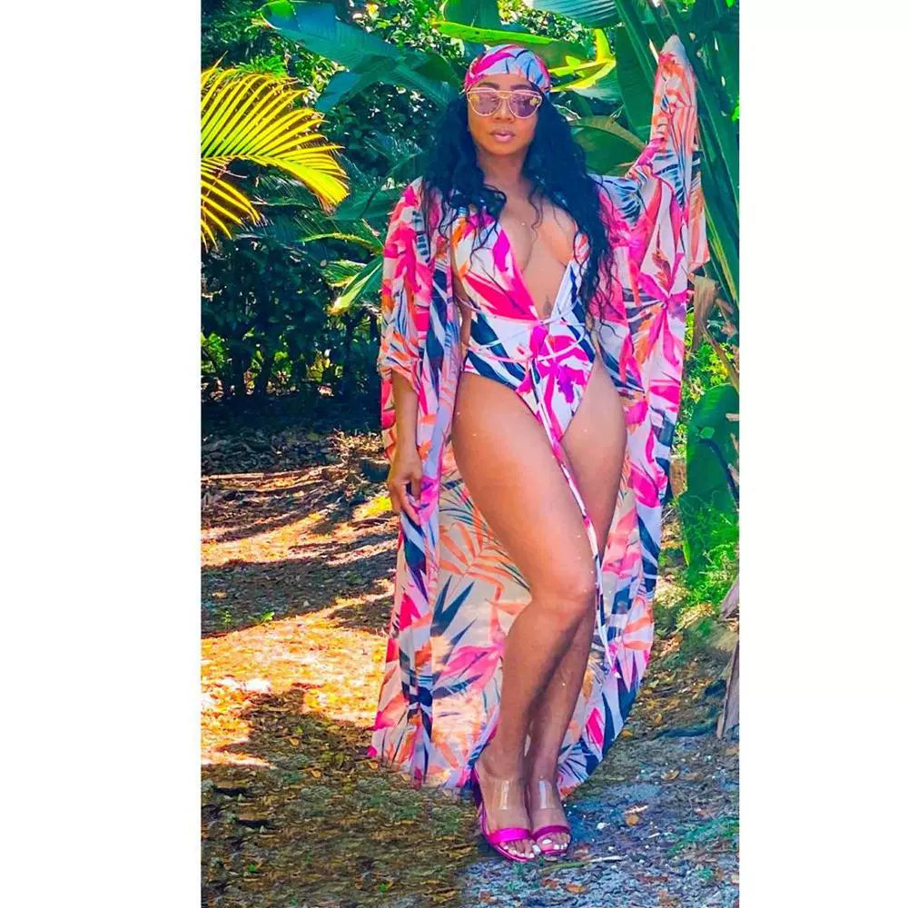 Swimsuit And Cover Up Sets 2020 Sexy Women Swimwear Beach We