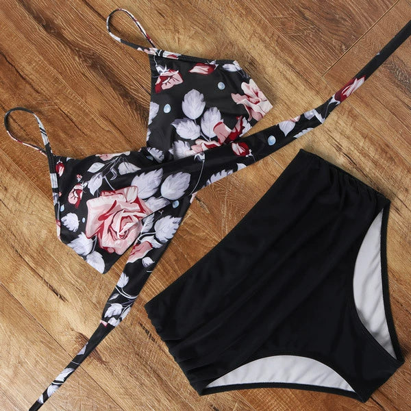Leopard Swimsuit Women Snake Print Bikini 2021 Sexy Cross Ba