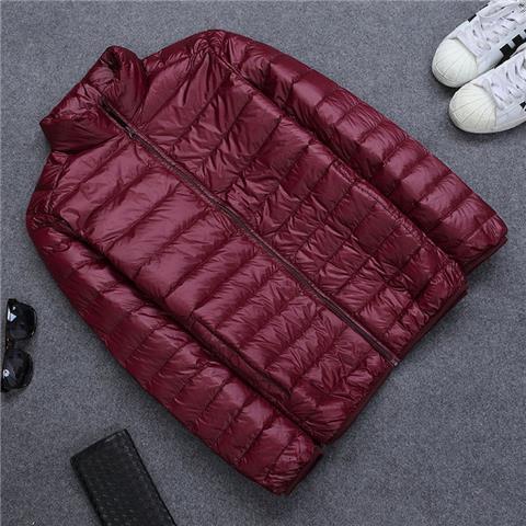 Winter Lightweight fleece-lined Cotton-padded Coat Hooded Men's Korean Style Slim-fit Cotton-padded Coat Men's Warm Jacket Short Cotton-padded Coat Trendy