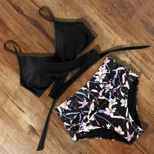 Leopard Swimsuit Women Snake Print Bikini 2021 Sexy Cross Ba
