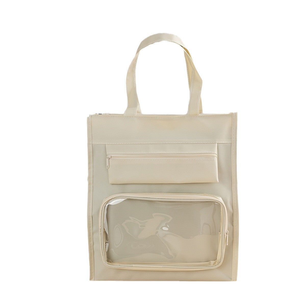 2024 tutorial bag carrying book bag student file bag canvas storage bag girl handbag wholesale