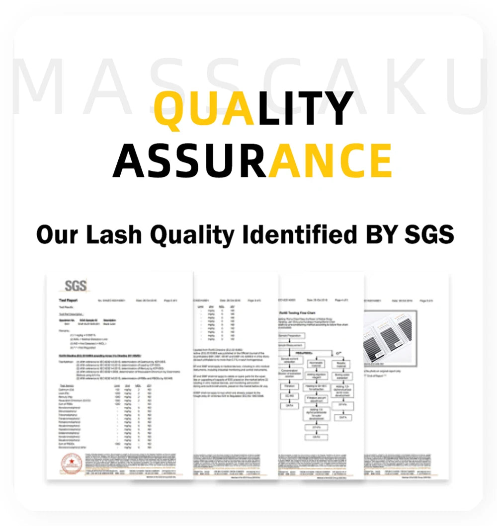 5case/lot High Quality Masscaku 4D/5D/6D W Shape Eyelash Extensions 8-15mm All Size W Type Individual Eyelashes Tray in Stock