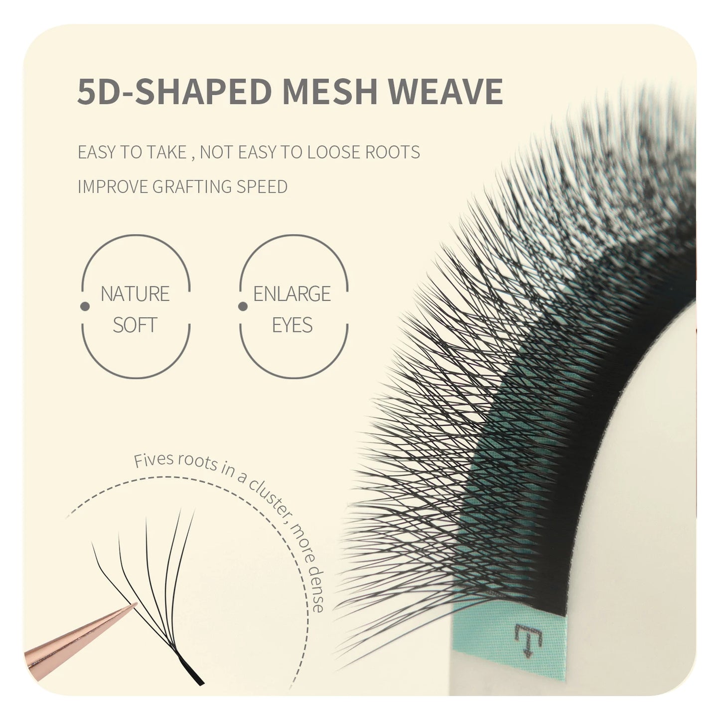 ANNAFRIS Premade Volume Fan YY 3D 4D 5D W-Shaped Lash Automatic Flowering W Lashes Extension Natural Soft Full Dense Mink Lash
