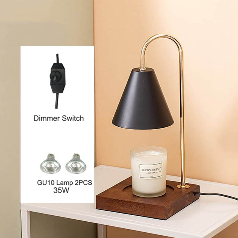Aromatherapy Diffuser Wax Electric Melt Warmer Safety Yankee candle Lamp Essential Oil Burner Night Light For Home Bedroom Decor