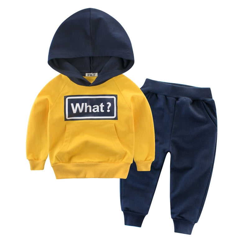 Clothing Sets Children Boys Girls Fashion Clothes Kids Toddler Tracksuit Autumn Baby Hoodies  And Pants  Suits Sport