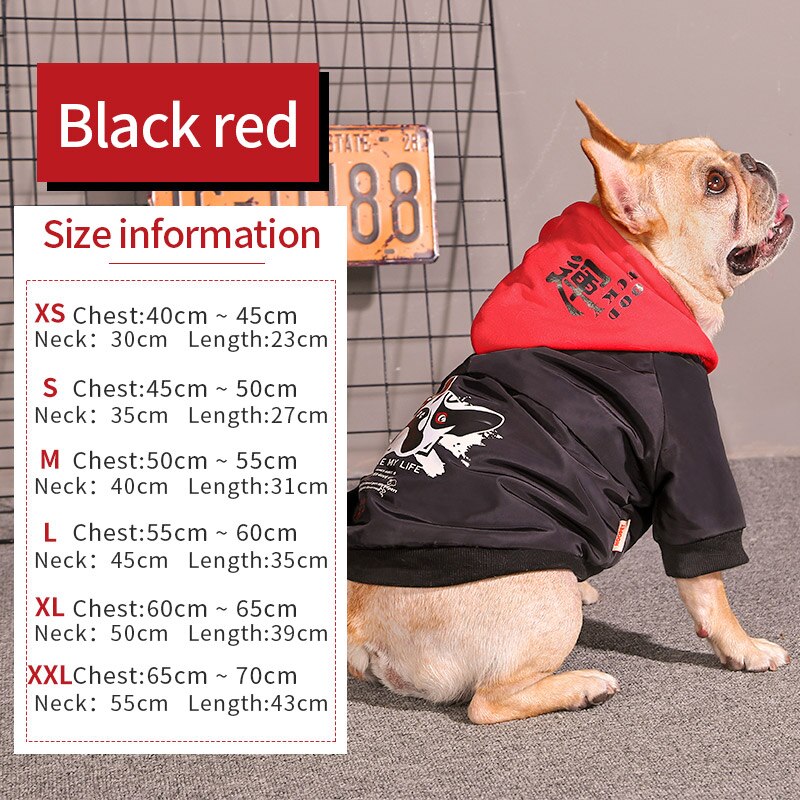 HOOPET Pet Dog Clothing Winter Outdoor Coat For Small Medium Dogs Cats Printed Dog Jacket