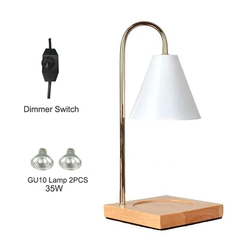 Aromatherapy Diffuser Wax Electric Melt Warmer Safety Yankee candle Lamp Essential Oil Burner Night Light For Home Bedroom Decor