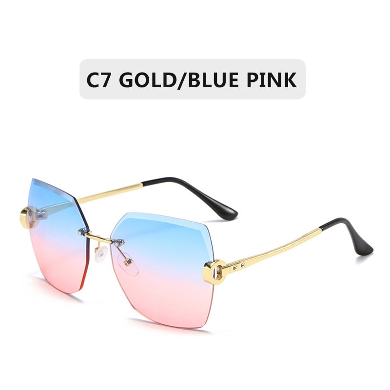 ZXWLYXGX Luxury Brand Sunglasses Women Fashion Black Retro Sun Glasses Vintage Lady Summer Style Sunglasses Female Famous UV400