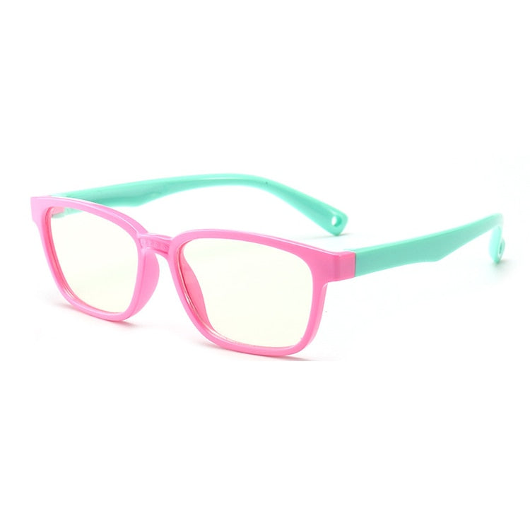 iboode Blue Light Blocking Glasses Kids Boy Girl Square Computer Eyeglasses Clear Lens Optical Glasses Frame UV400 Oculos Garfas