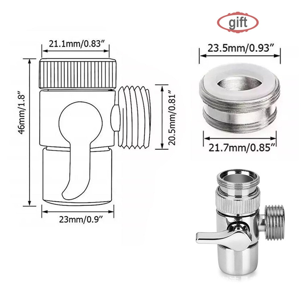 External Shower Faucet Holder Artifact Wash Hair Pet Washer Bathroom Kitchen Basin Tap Filter Flexible Hose Bidet Spray Gun