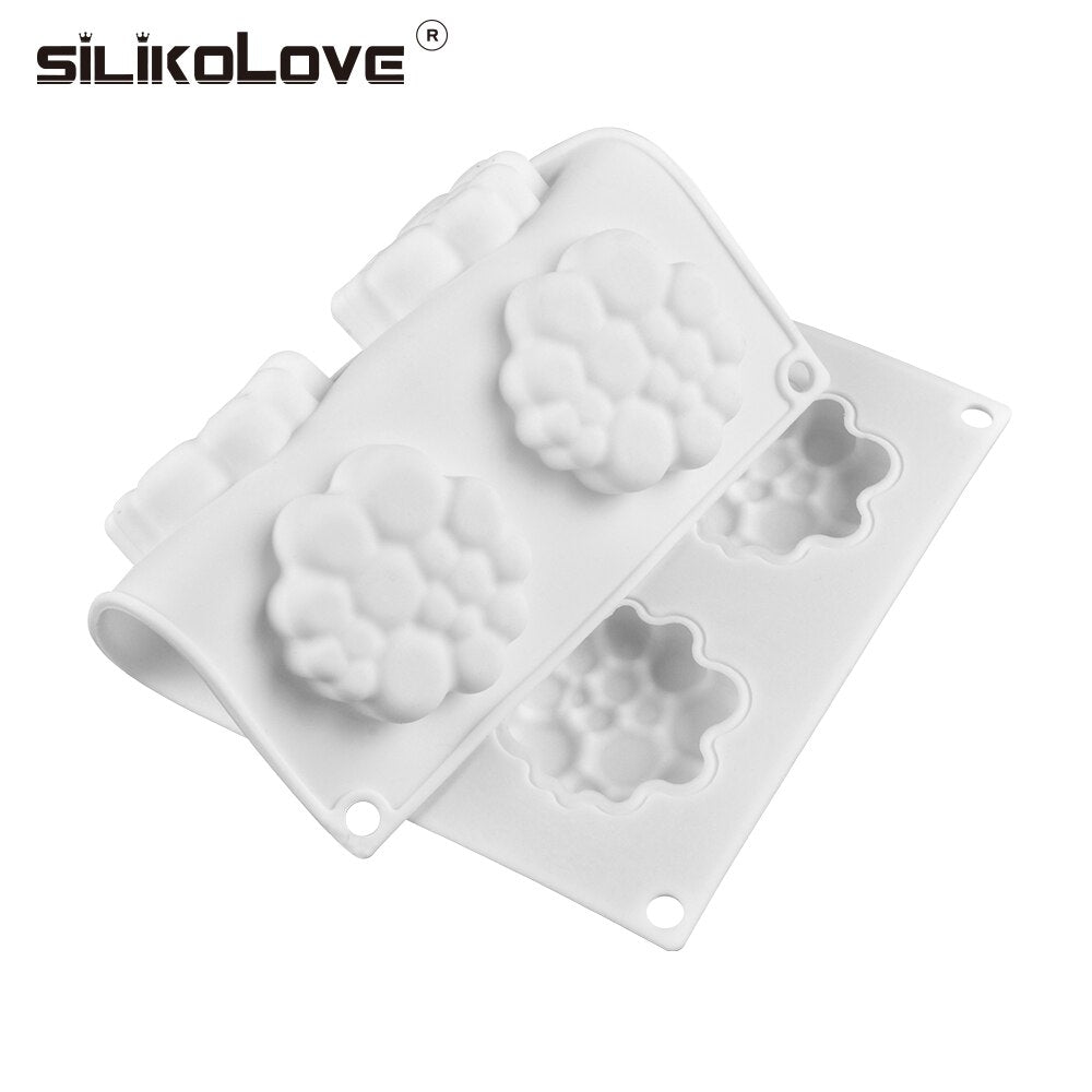SILIKOLOVE 8 Cavity Silicone Cake Mold 3D Baking Tools Decorating Bakeware Mousse Dessert Pastry Moulds