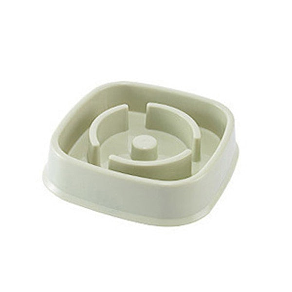 Pet Dogs Cats Slow Eating Bowl Feeding Food Bowls Puppy Slow Down Eating Feeder Dish Bowel Prevent Obesity Dogs Supplies