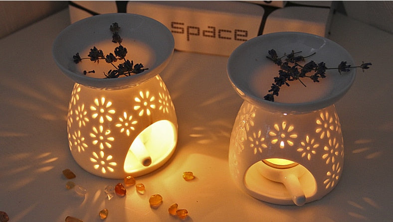 Aroma Lamp Wax Melts Warmer Electric Wax Melts Warmer Candle Lamp Oils Warmer  Fragrance Lamp Essential Oil Burner Night Light