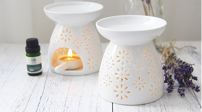 Aroma Lamp Wax Melts Warmer Electric Wax Melts Warmer Candle Lamp Oils Warmer  Fragrance Lamp Essential Oil Burner Night Light