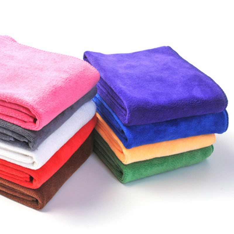 30X30/40/60cm Microfiber Super Absorbent Towel Car Wash Care Waxing Cleaning Towel Household Drying Cloth Towel Cleaning Pad