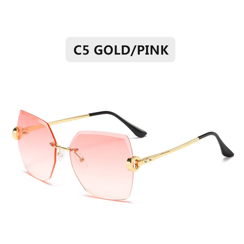 ZXWLYXGX Luxury Brand Sunglasses Women Fashion Black Retro Sun Glasses Vintage Lady Summer Style Sunglasses Female Famous UV400
