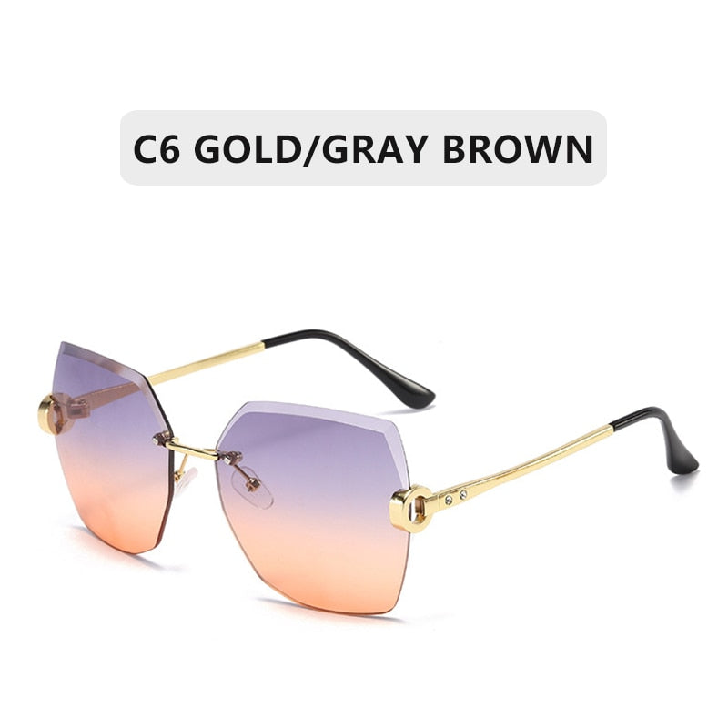 ZXWLYXGX Luxury Brand Sunglasses Women Fashion Black Retro Sun Glasses Vintage Lady Summer Style Sunglasses Female Famous UV400