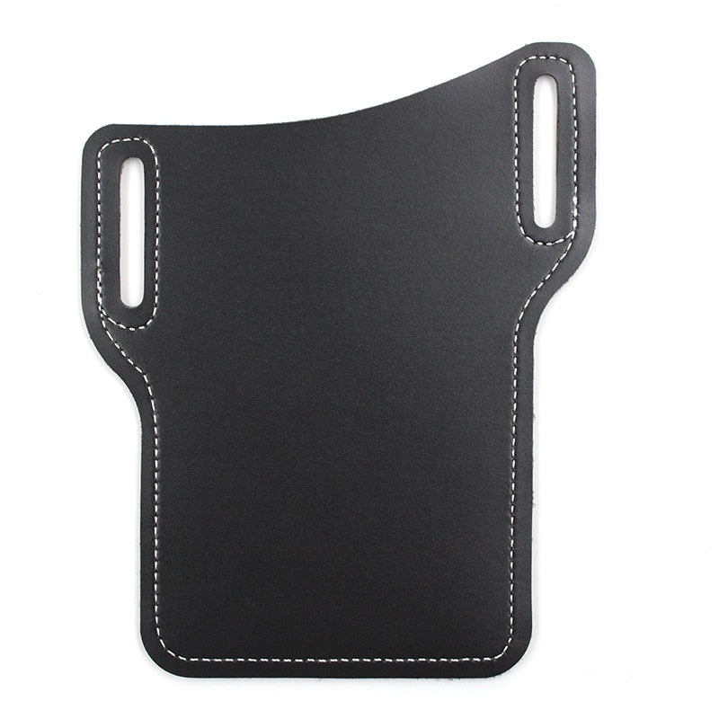 Men Phone Case Holster Cellphone Loop Holster Belt Waist Bag Props Leather Purse Phone Wallet Running Pouch Travel Camping Bags