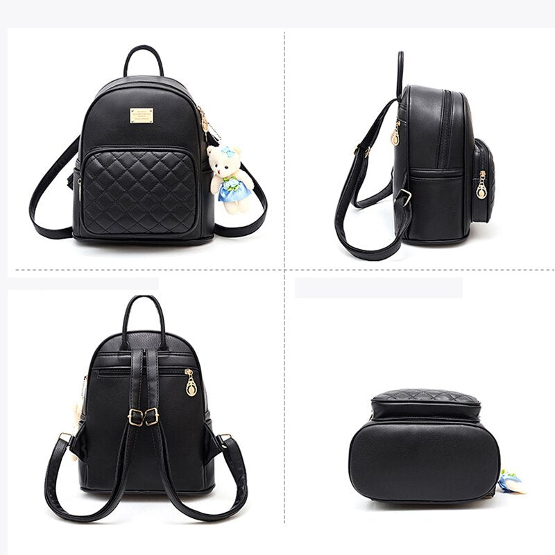 Women Large Capacity Backpack Purses High Quality Leather Female Vintage Bag School Bags Travel Bagpack Ladies Bookbag Rucksack