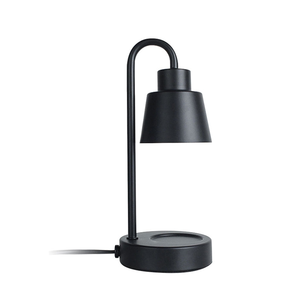 Electric Candle Melting Table Lamp Retro Candle Heating Lamp Safe Candle Melt Warmer Light Dimming Switch for Bedroom Decoration