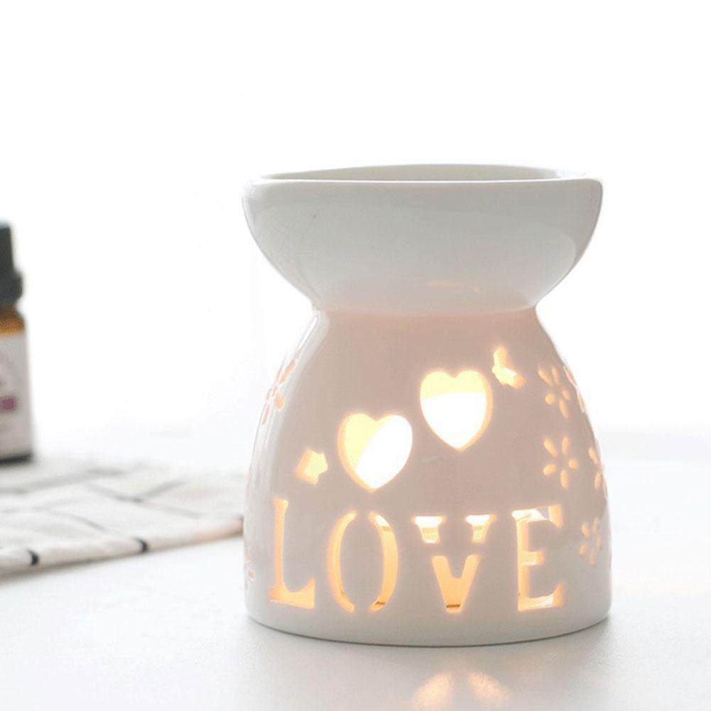 Wax Melt Essential Oil Burner, Ceramic Aroma Burners Assorted Wax Warmer Aromatherapy Tarts Holder Candle Scented Diffuser