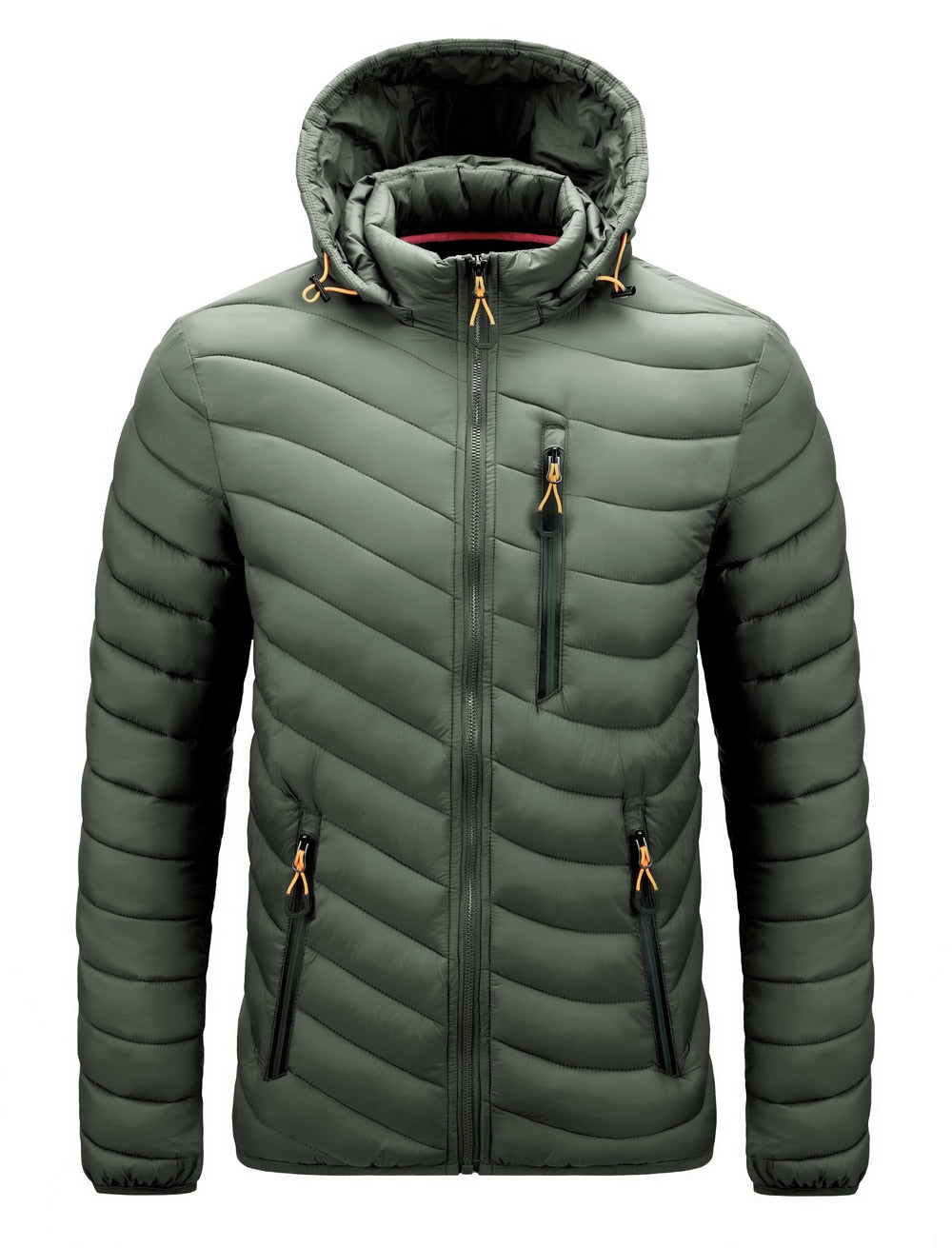 Warm Jacket Men Windbreaker 2022 New Spring Autumn Hooded Parkas Men's Fashion Casual Lightweight Cotton Padded Jacket Coat Male