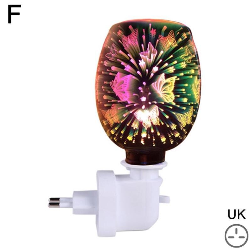 Plug Aromatherapy Diffuser Wax 3D Electric Melt Warmer Lamp Aroma Essential Oil Burner Night Light 2022 Home Decora