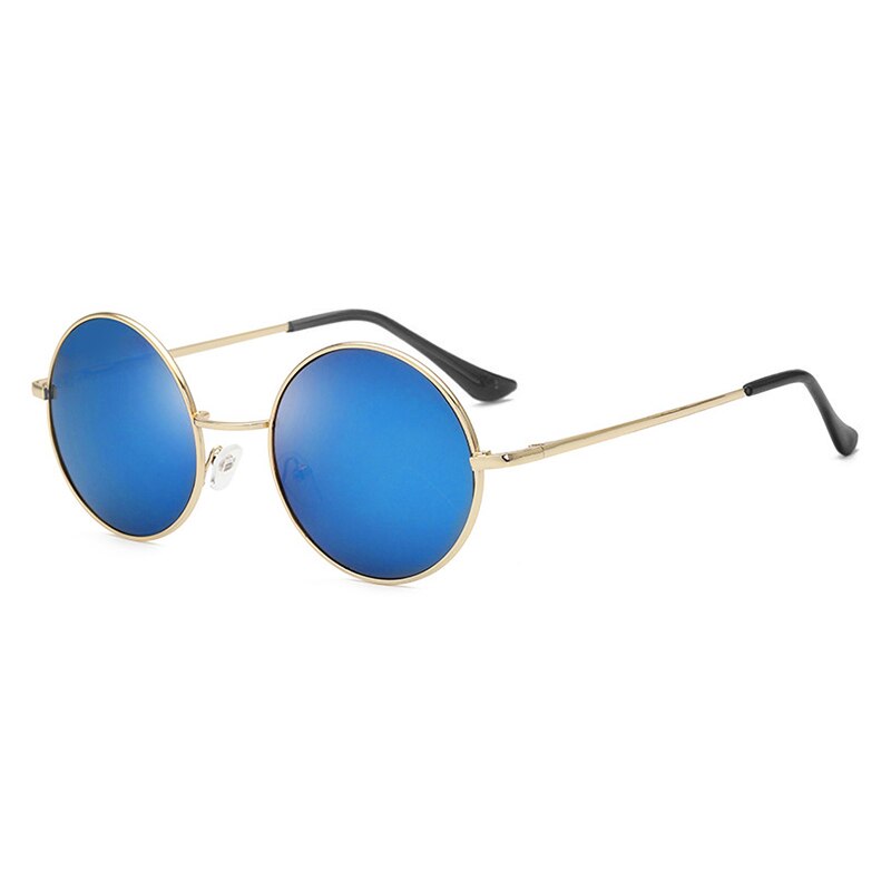 Retro Classic Sun Glasses Round Glasses Men Women Fishing Glasses Goggles Camping Hiking Driving Eyewear Metal Frame Sunglasses