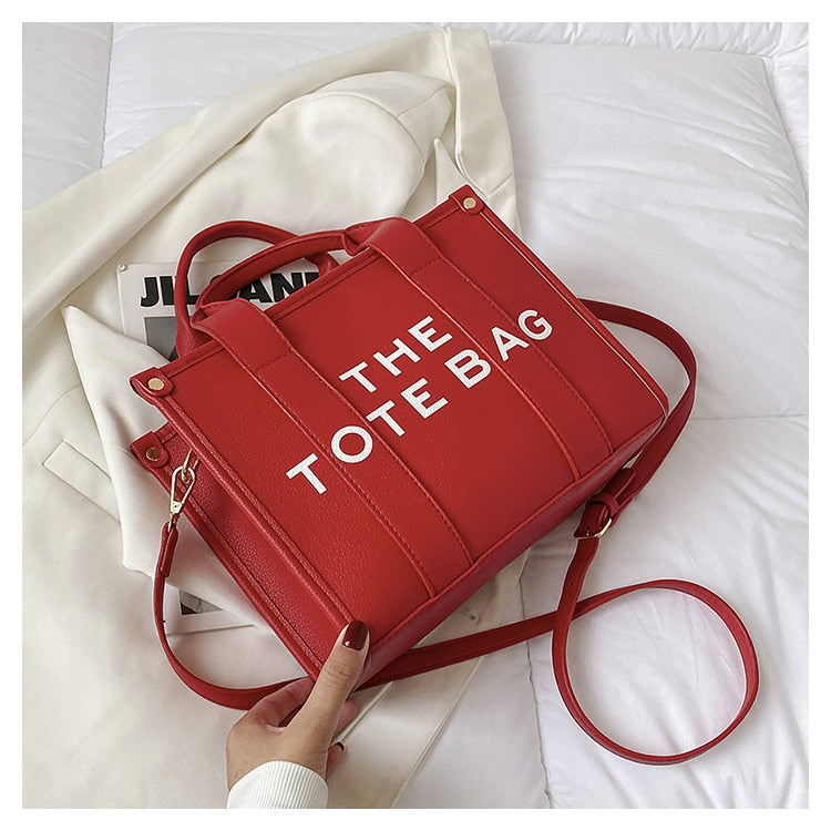 Luxury Designer Bag Tote Women Handbags Letter Shoulder Bags 2022 Brands Soft PU Shopper Purses Crossbody Bags for Women Clutch