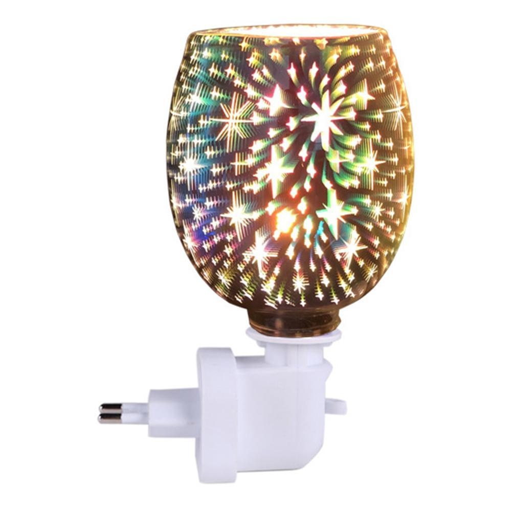 Plug Aromatherapy Diffuser Wax 3D Electric Melt Warmer Lamp Aroma Essential Oil Burner Night Light 2022 Home Decora