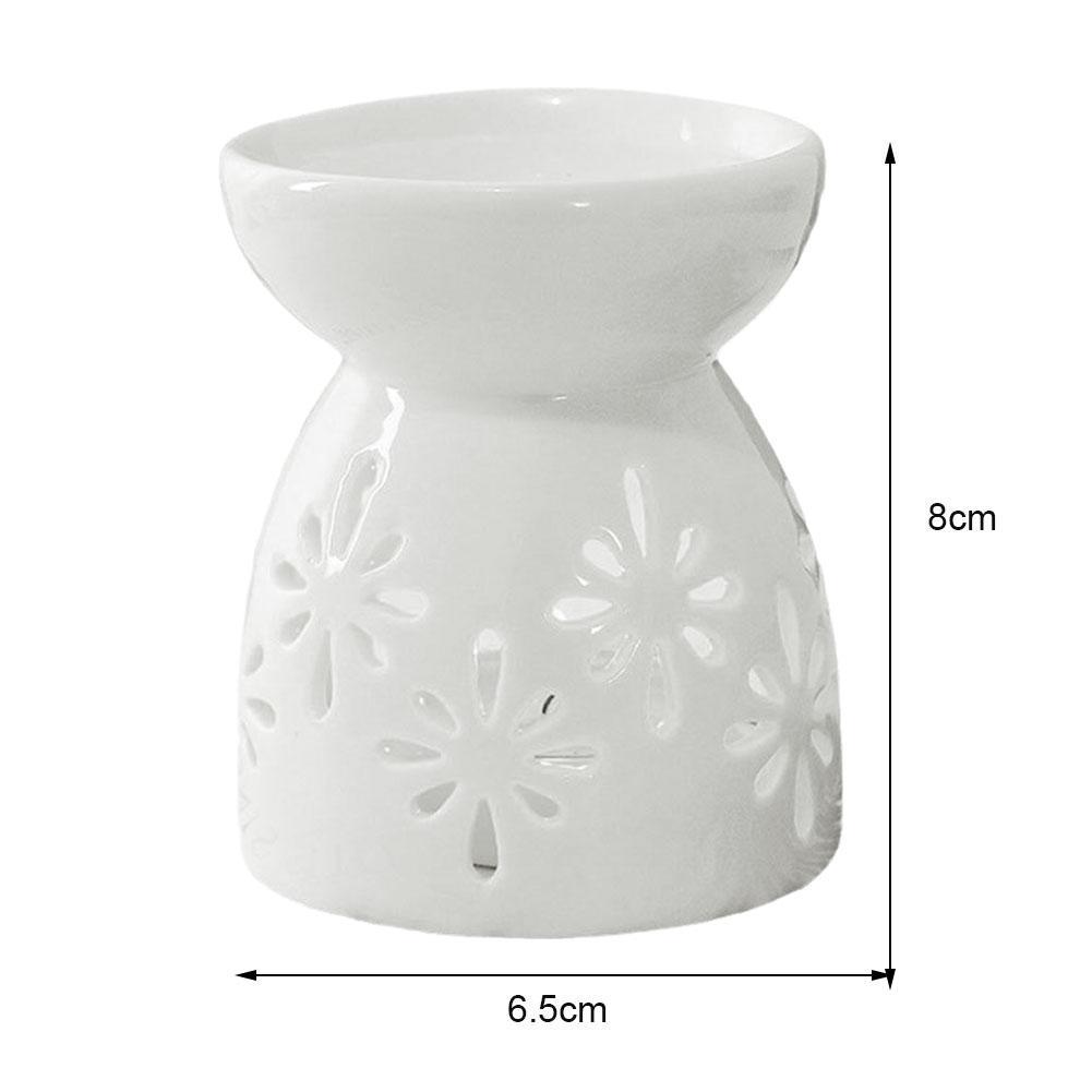 Wax Melt Essential Oil Burner, Ceramic Aroma Burners Assorted Wax Warmer Aromatherapy Tarts Holder Candle Scented Diffuser