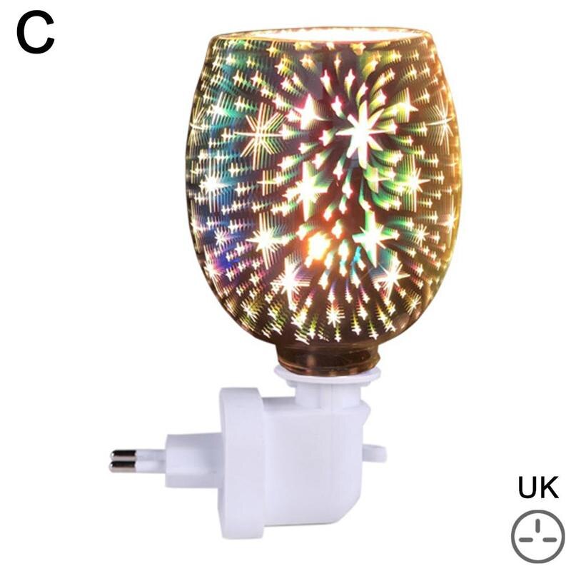 Plug Aromatherapy Diffuser Wax 3D Electric Melt Warmer Lamp Aroma Essential Oil Burner Night Light 2022 Home Decora
