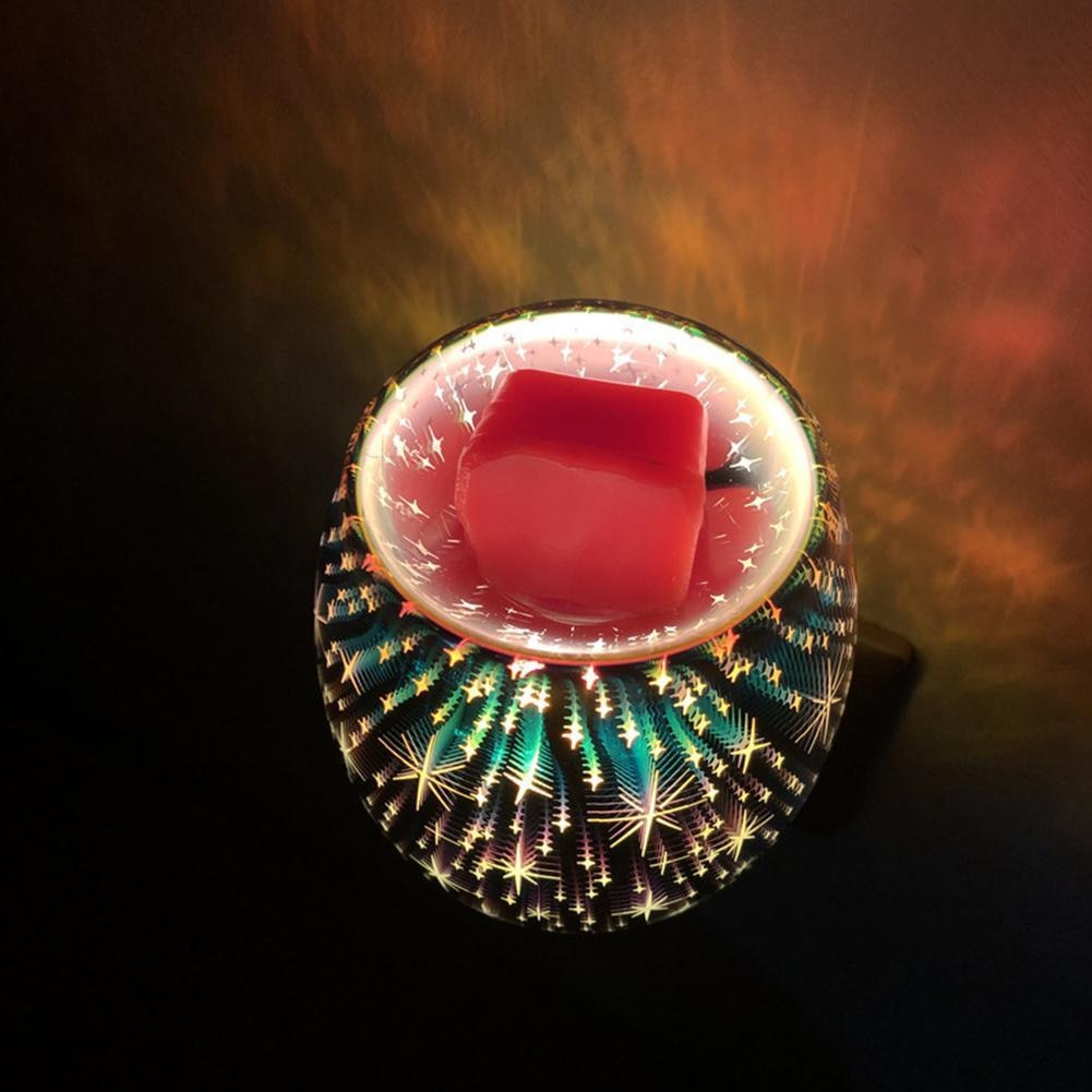 Plug Aromatherapy Diffuser Wax 3D Electric Melt Warmer Lamp Aroma Essential Oil Burner Night Light 2022 Home Decora