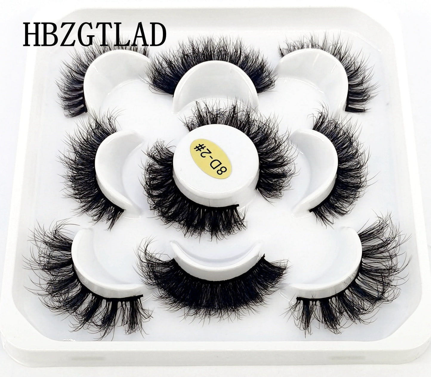 New 5 pairs natural false eyelashes fake lashes long makeup 3d mink lashes eyelash extension mink eyelashes for beauty 9D14