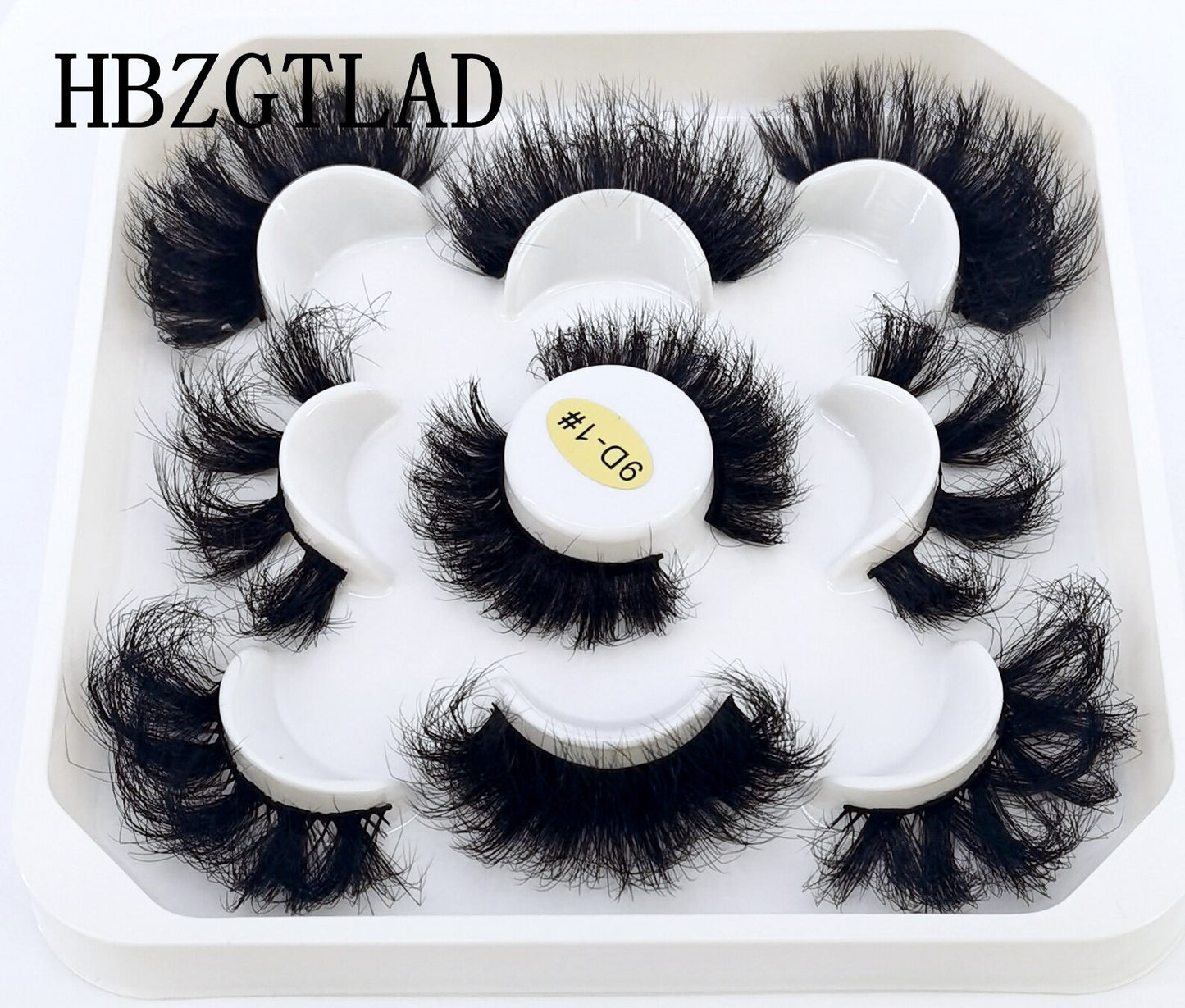 New 5 pairs natural false eyelashes fake lashes long makeup 3d mink lashes eyelash extension mink eyelashes for beauty 9D14