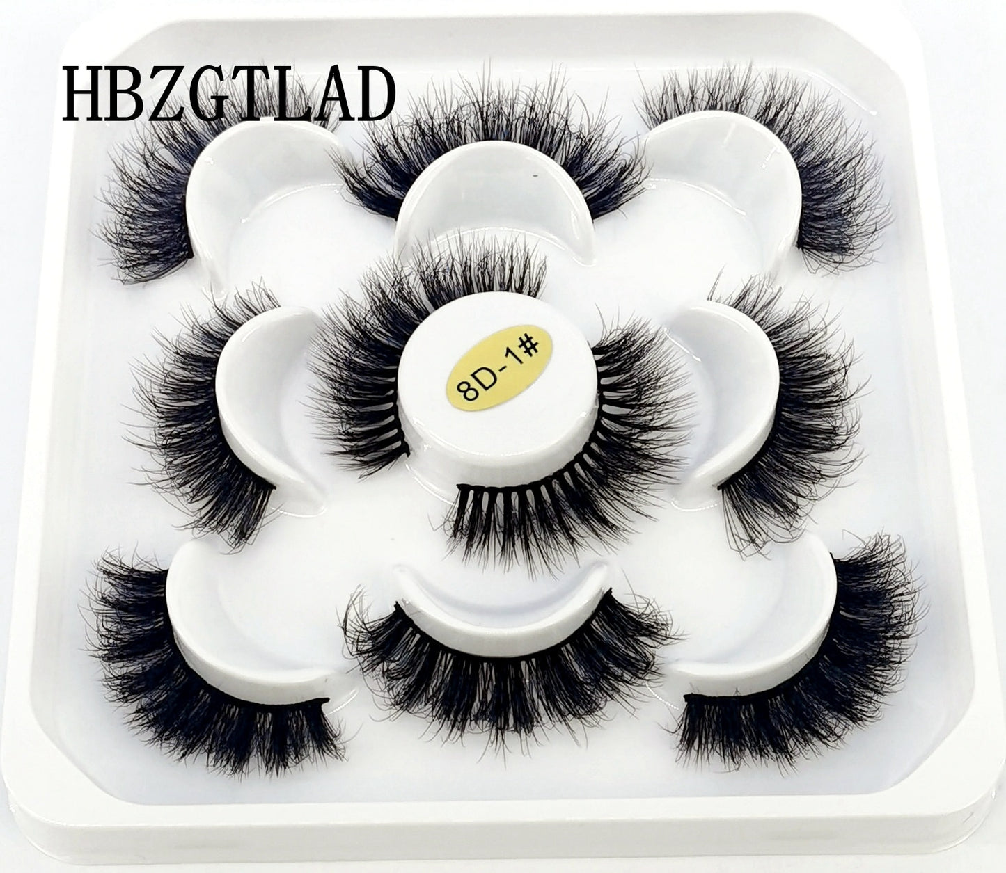 New 5 pairs natural false eyelashes fake lashes long makeup 3d mink lashes eyelash extension mink eyelashes for beauty 9D14