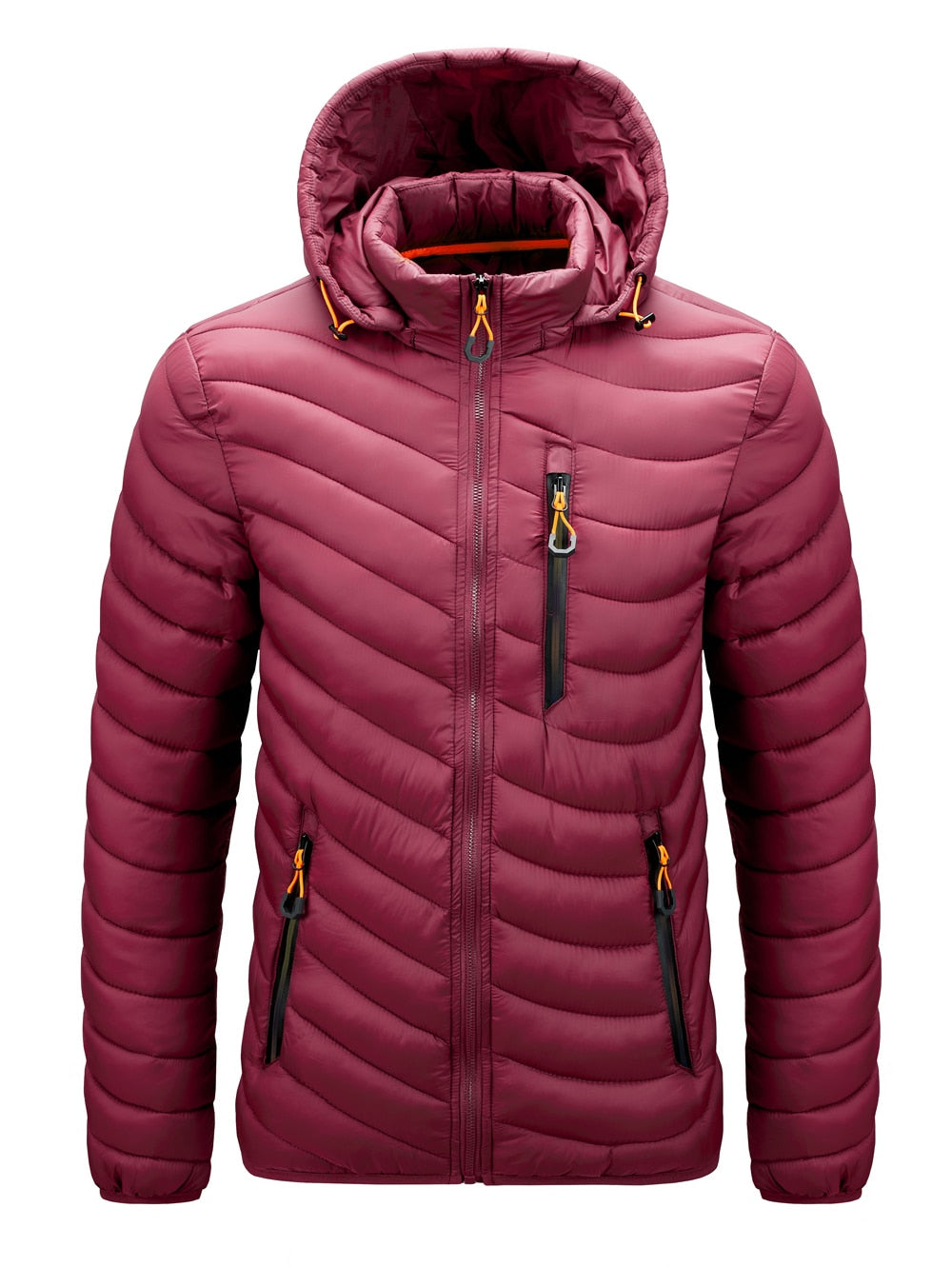 Warm Jacket Men Windbreaker 2022 New Spring Autumn Hooded Parkas Men's Fashion Casual Lightweight Cotton Padded Jacket Coat Male