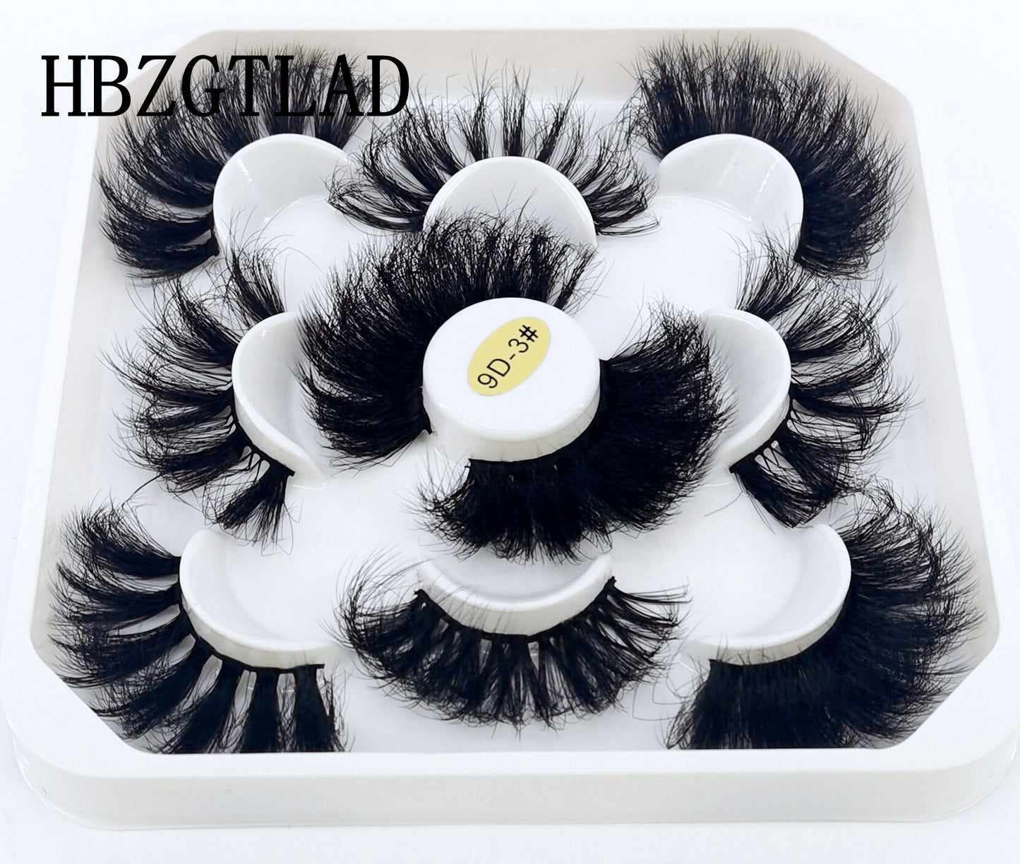 New 5 pairs natural false eyelashes fake lashes long makeup 3d mink lashes eyelash extension mink eyelashes for beauty 9D14