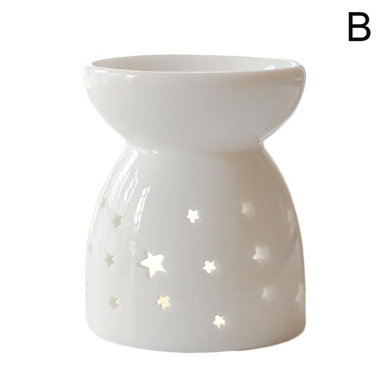 Wax Melt Essential Oil Burner, Ceramic Aroma Burners Assorted Wax Warmer Aromatherapy Tarts Holder Candle Scented Diffuser