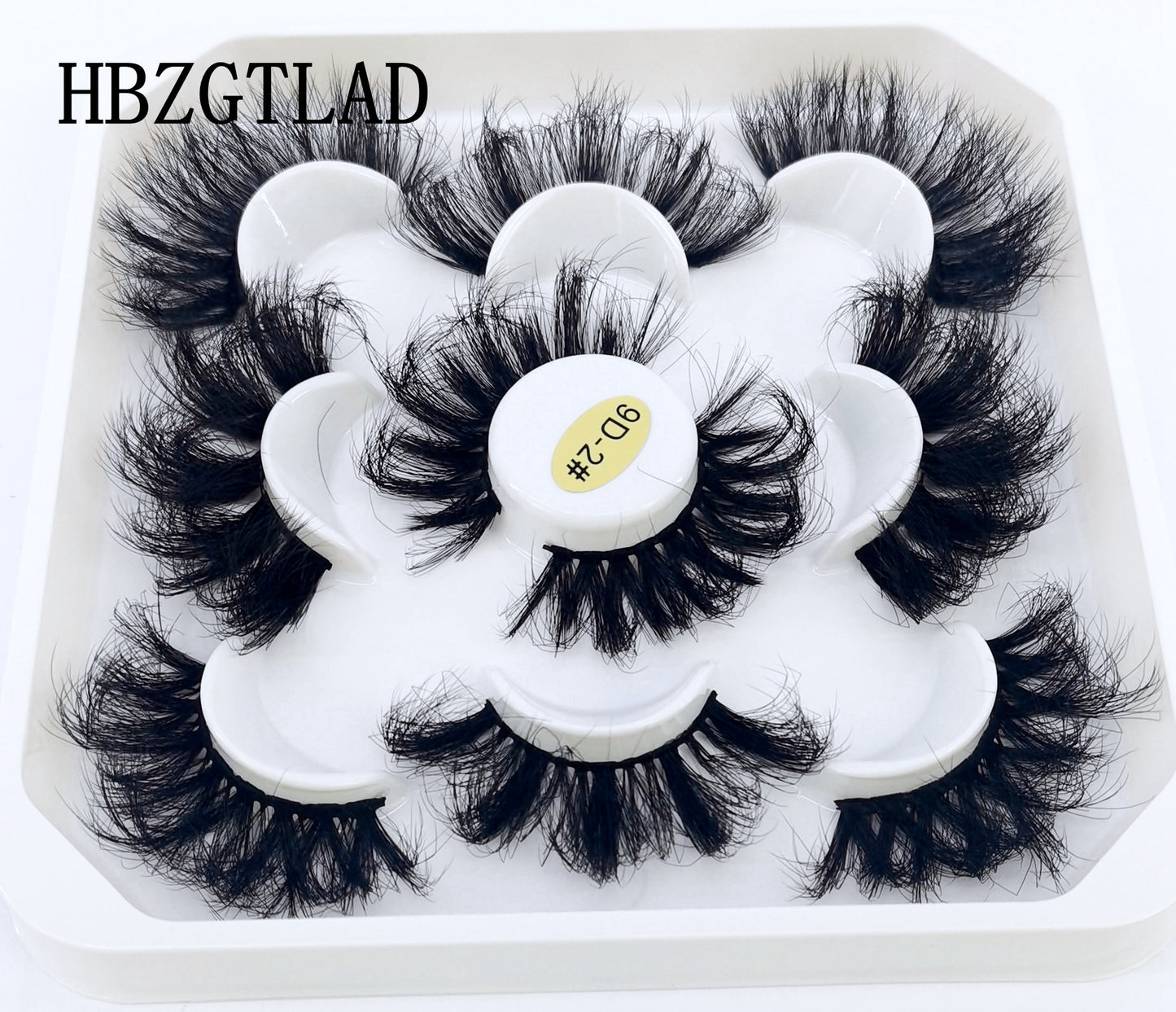 New 5 pairs natural false eyelashes fake lashes long makeup 3d mink lashes eyelash extension mink eyelashes for beauty 9D14