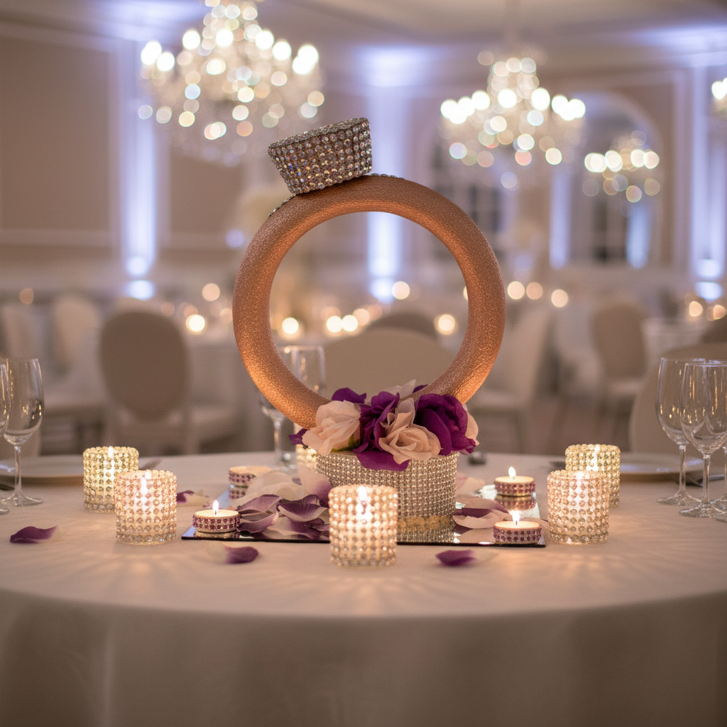 Centerpiece Ring - Rose Gold